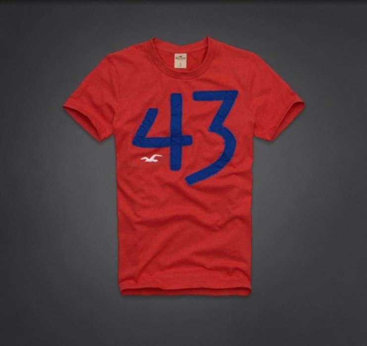 Hollister Hombres De Cuello Redondo Corto Remera HCO4139